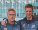 Rúnar und Guðni vorm Spiel